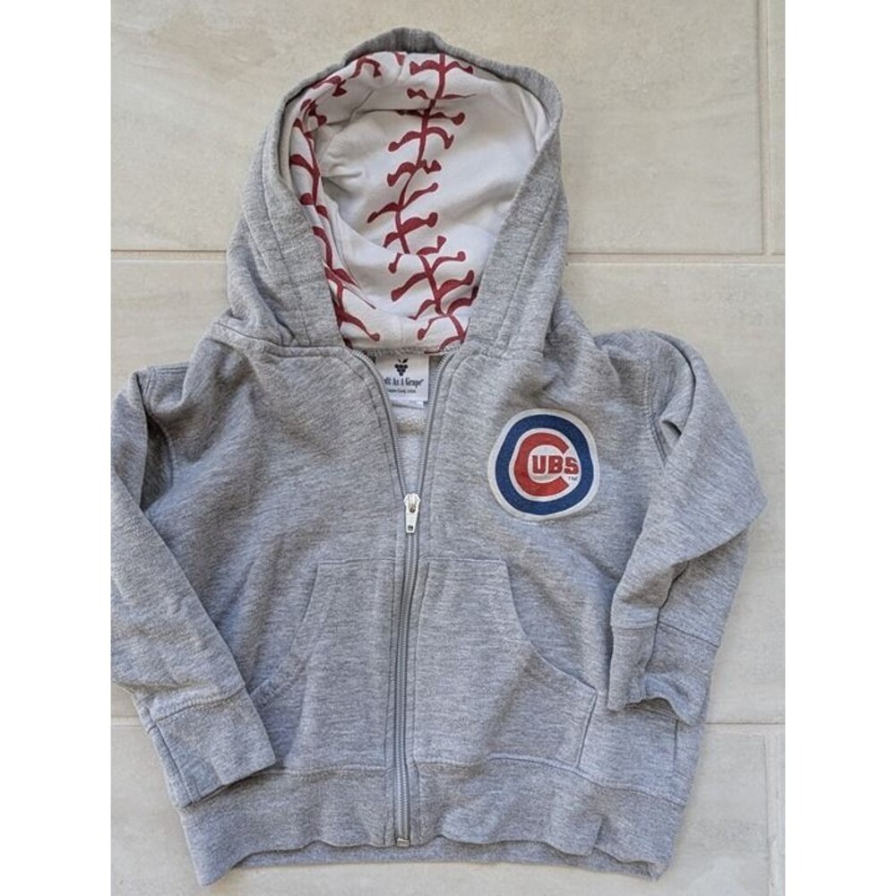 Toddler 2T Cubs Zip up with hood